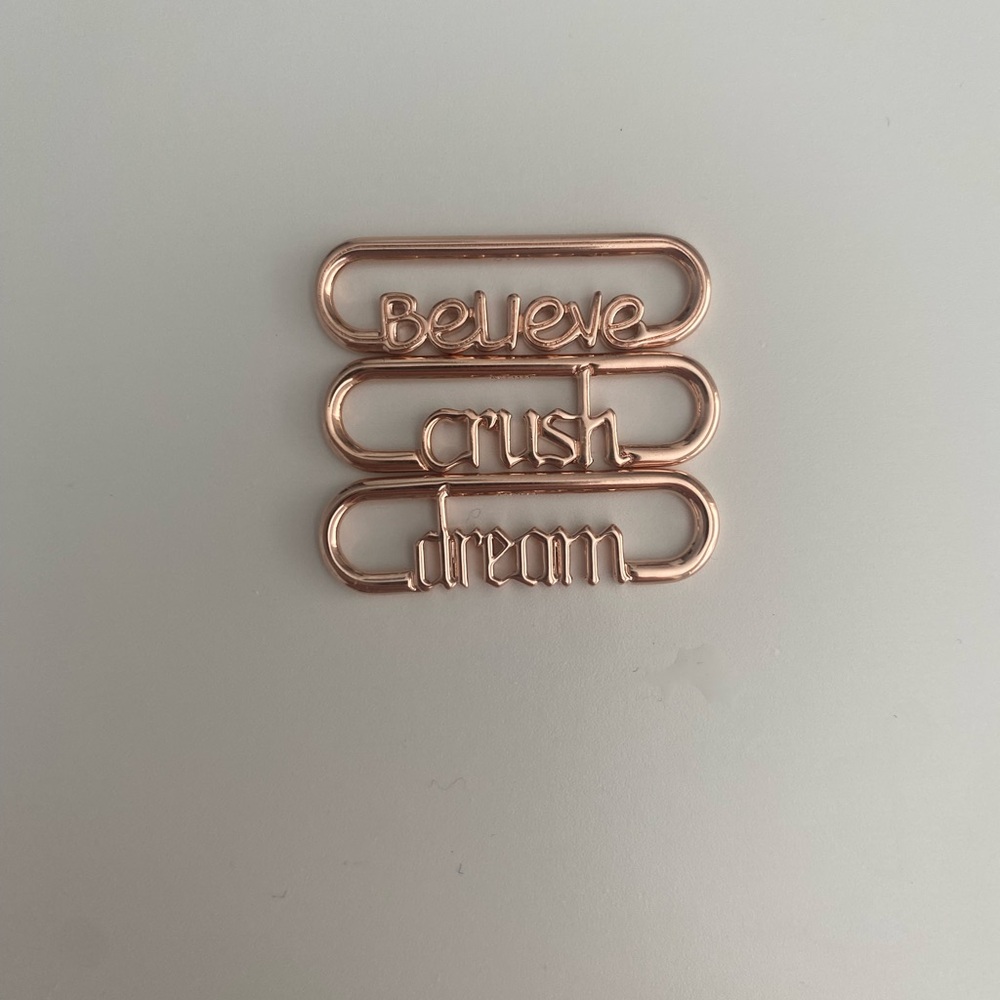 Pandora rose Gold charms set of 3